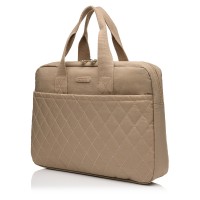 Жіноча ділова сумка-планшет з поліестера бежева BAGS4LIFE 88004