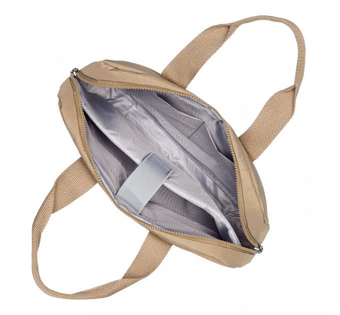 Жіноча ділова сумка-планшет з поліестера бежева BAGS4LIFE 88004