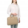Жіноча ділова сумка-планшет з поліестера бежева BAGS4LIFE 88004