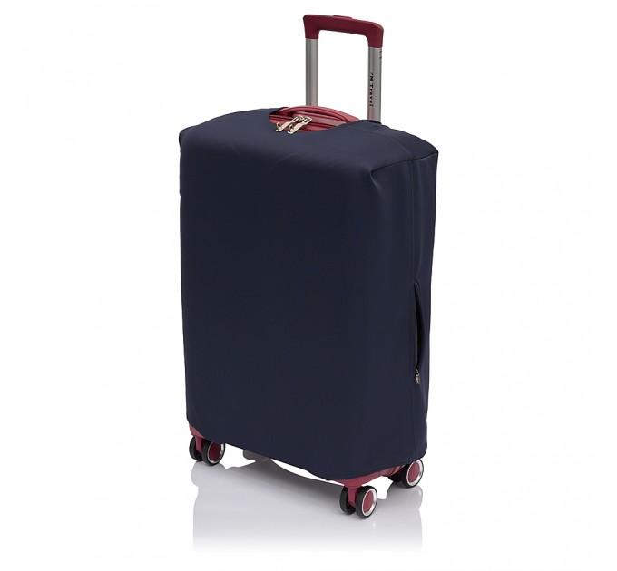 Чохол для великої валізи тканинний Vito Torelli синій