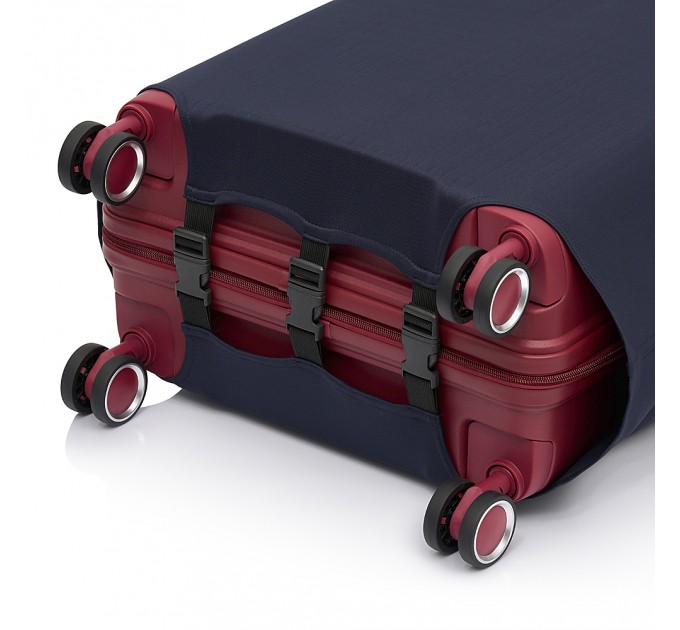 Чохол для великої валізи тканинний Vito Torelli синій