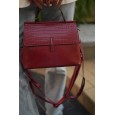 Жіноча сумка з натуральної шкіри бордова BAGS4LIFE 2103