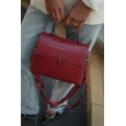 Жіноча сумка з натуральної шкіри бордова BAGS4LIFE 2103