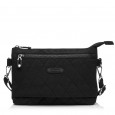 Сумка кросс-боди женская из полиэстера черная BAGS4LIFE 88007 стеганный карман