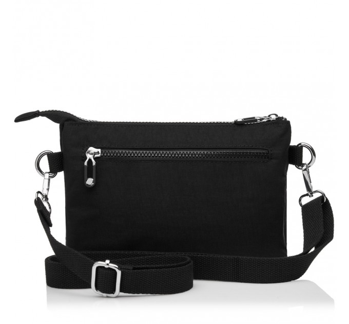 Сумка кросс-боди женская из полиэстера черная BAGS4LIFE 88007 стеганный карман