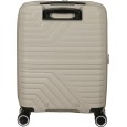 Валіза маленька пластикова, ручна поклажа American Tourister Flytwist MI1*05001 бежева