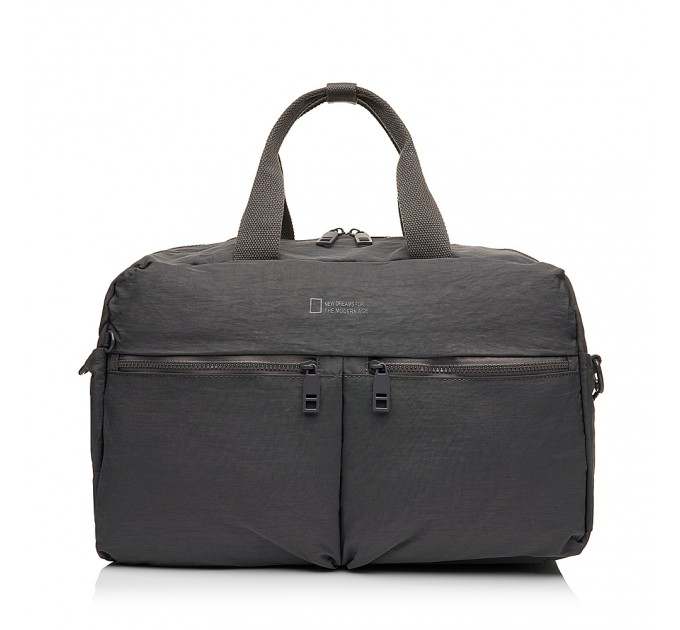 Дорожная сумка из полиэстера серая BAGS4LIFE 66806