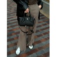 Жіноча сумка з натуральної шкіри чорна BAGS4LIFE 6228