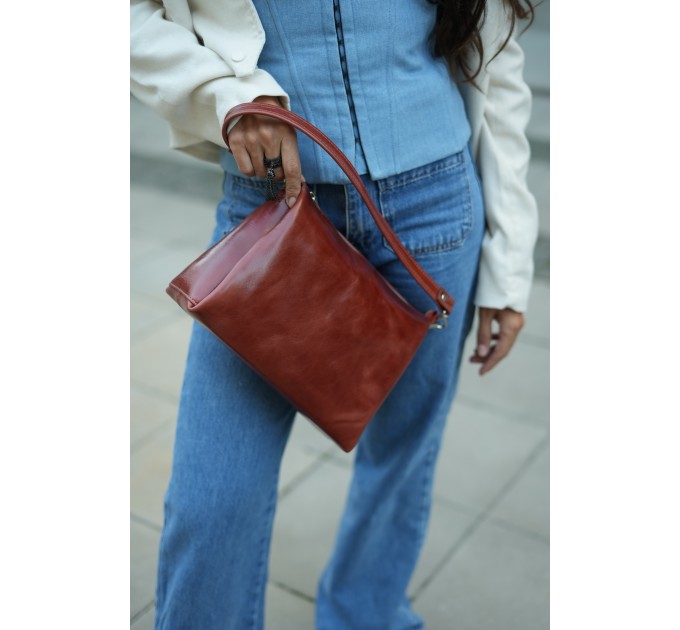 Сумка для жінок шкіряна коньяк Vito Torelli 1065 2126