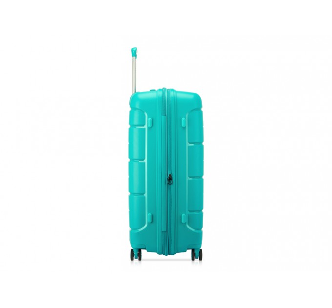 Чемодан большой пластиковый мятно-зеленый Roncato Modo Starlight 423451/37 с расширением