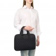 Жіноча ділова сумка-планшет з поліестера чорна BAGS4LIFE 88004