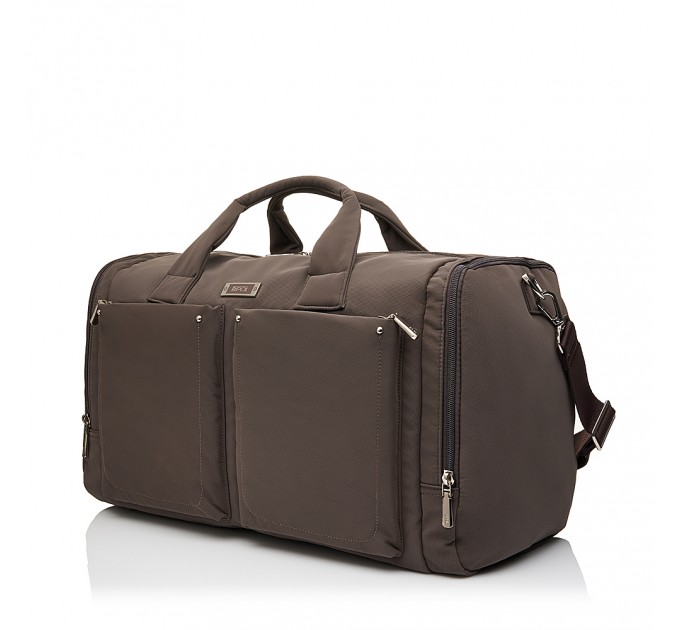 Дорожная сумка из полиэстера коричневая EPOL 6116-08