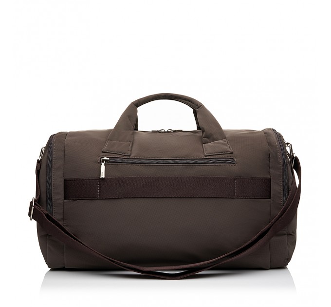 Дорожная сумка из полиэстера коричневая EPOL 6116-08