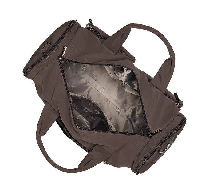 Дорожная сумка из полиэстера коричневая EPOL 6116-08