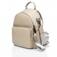 Рюкзак жіночий з натуральної шкіри світло-бежевий BAGS4LIFE 635
