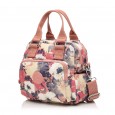 Сумка жіноча з поліестера рожевий принт BAGS4LIFE 91403 з двома ручками