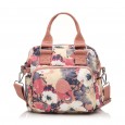 Сумка жіноча з поліестера рожевий принт BAGS4LIFE 91403 з двома ручками