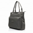Жіноча сумка-шопер з поліестера сіра BAGS4LIFE 5195 з короткими ручками