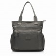 Жіноча сумка-шопер з поліестера сіра BAGS4LIFE 5195 з короткими ручками
