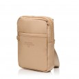 Жіноча сумка крос-боді золотисто-бежева BAGS4LIFE 66316 вертикальна