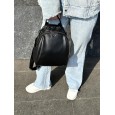 Рюкзак женский из натуральной кожи черный BAGS4LIFE 706