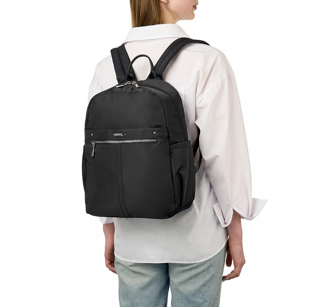 Рюкзак жіночий з поліестера чорний EPOL 6102-03