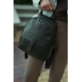 Женский рюкзак из натуральной кожи черный BAGS4LIFE 712