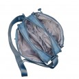 Сумка женская кросс-боди из полиэстера голубая BAGS4LIFE 66906 горизонтальная