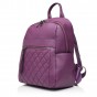 Рюкзак из натуральной кожи женский фиолетовый BAGS4LIFE 1119