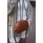 Сумка жіноча з натуральної шкіри руда BAGS4LIFE 899