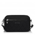 Сумка жіноча з полиэстера чорна BAGS4LIFE 88006 стьобана кишеня