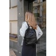 Жіночий рюкзак з натуральної шкіри чорний BAGS4LIFE 718
