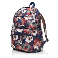 Рюкзак жіночий з поліестера синій принт BAGS4LIFE 91001
