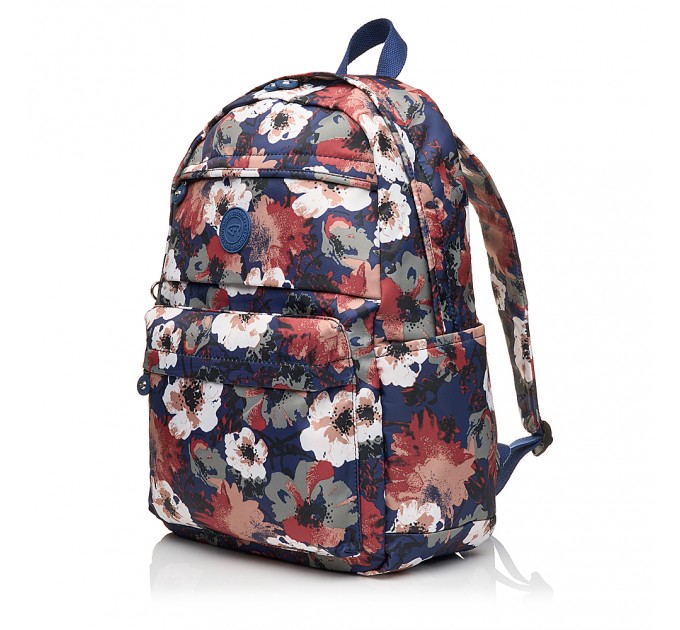 Рюкзак женский из полиэстера синий принт BAGS4LIFE 91001