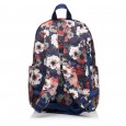 Рюкзак женский из полиэстера синий принт BAGS4LIFE 91001