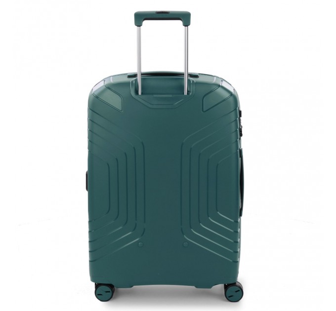 Большой чемодан из полипропилена с расширением темно-зеленый Roncato YPSILON 5762 5787