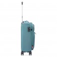 Маленька валіза, ручна поклажа тканинна тіфані Roncato Twin 413063/68 з розширенням