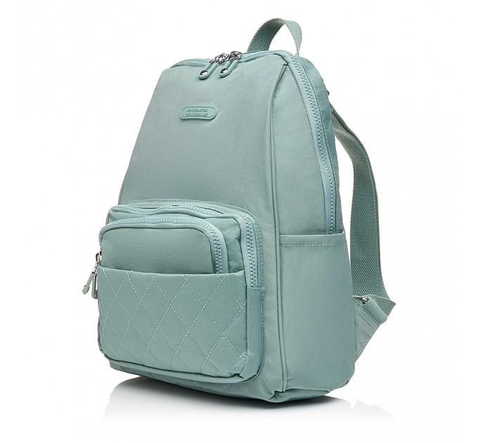 Рюкзак жіночий з поліестера світло-зелений BAGS4LIFE 88002