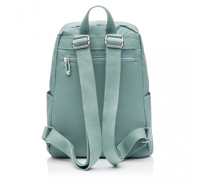 Рюкзак жіночий з поліестера світло-зелений BAGS4LIFE 88002
