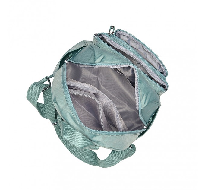 Рюкзак жіночий з поліестера світло-зелений BAGS4LIFE 88002