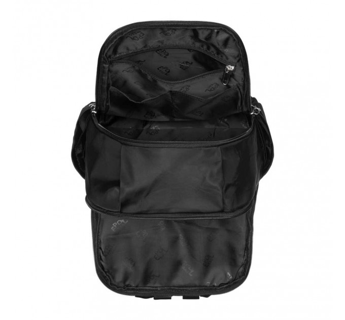 Рюкзак жіночий тканинний чорний EPOL 6038-02