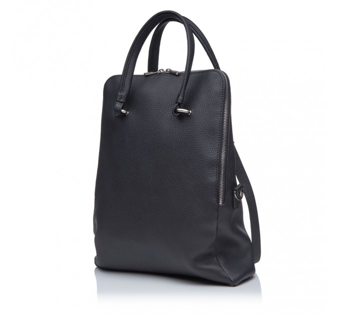 Сумка-рюкзак для жінок шкіряний чорний Vito Torelli 1039/1 1000