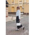 Женская сумка кросс-боди из натуральной кожи белая BAGS4LIFE 2073 маленькая