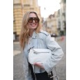 Женская сумка кросс-боди из натуральной кожи белая BAGS4LIFE 2073 маленькая