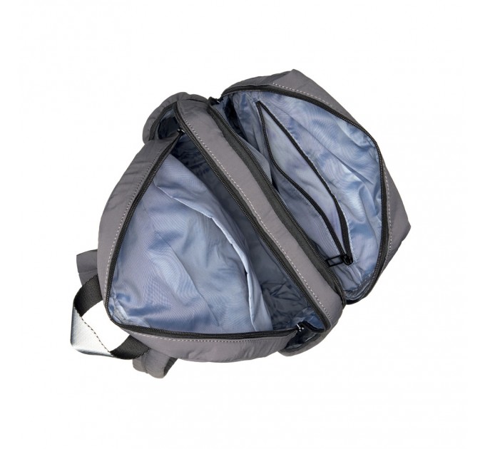 Рюкзак женский тканевой серый BAGS4LIFE W8012