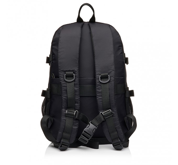 Мужской рюкзак из полиэстера черный VOLUNTEER 1875-08