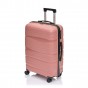 Чемодан средний пластиковый BAGS4LIFE PP002 розовый