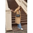 Женская сумка-месенджер из натуральной кожи черная BAGS4LIFE 6065 прямоугольная