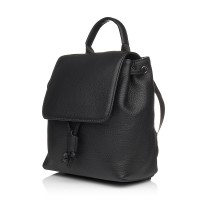 Рюкзак жіночий з натуральної шкіри чорний BAGS4LIFE 681