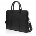 Чоловіча сумка-портфель з натуральної шкіри чорна BAGS4LIFE MAN 6782-3